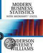 Modern Business Statistics With Microsoft Excel, Verzenden, Gelezen, David Anderson