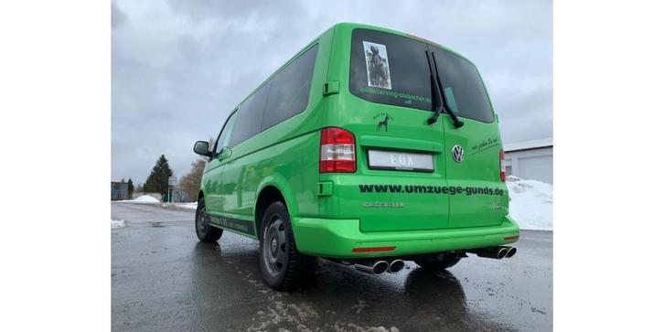 FOX VW Bus T5/ T6 4motion einddemper uitgang rechts/links -, Auto-onderdelen, Uitlaatsystemen, Nieuw, Verzenden