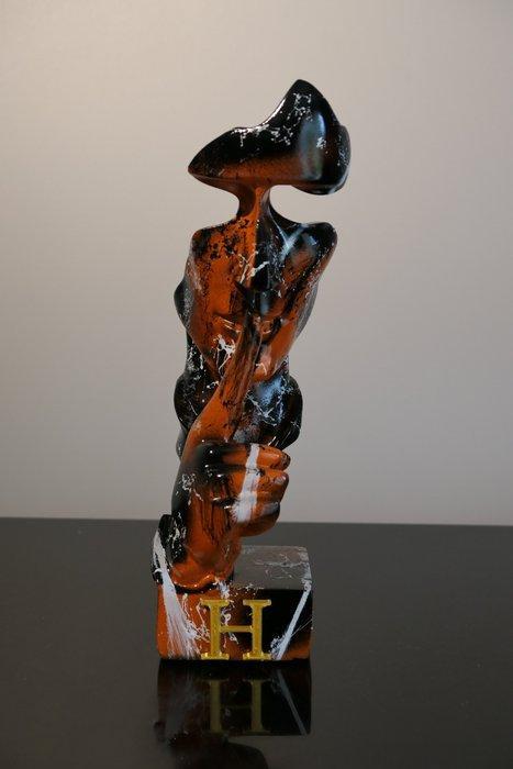 RichART - Sculpture Homme qui dit chut (ou Silence) -, Antiek en Kunst, Kunst | Designobjecten