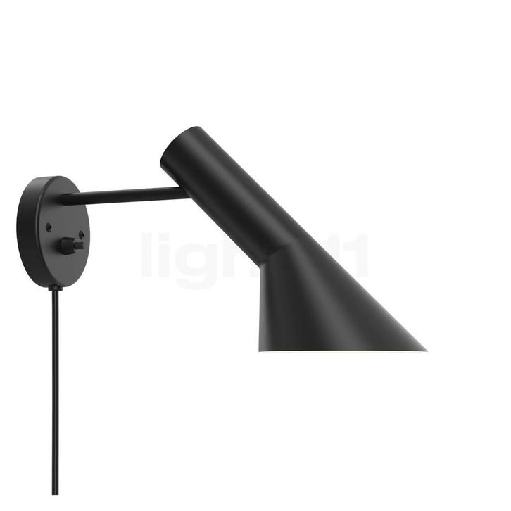 Louis Poulsen AJ Wandlamp, zwart - met schakelaar/met stekke, Huis en Inrichting, Lampen | Wandlampen, Nieuw, Verzenden