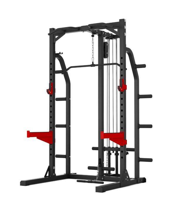 Evolution Heavy Duty Half Rack Met Hoge En Lage, Sport en Fitness, Fitnessmaterialen, Nieuw, Verzenden