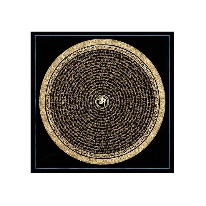 100 * 100 cm OM mantra Mandala | Handgeschilderde Mantra, Huis en Inrichting, Overige Huis en Inrichting