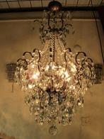 Kroonluchter - Kristal - Antieke kristallen verlichting, Antiek en Kunst, Antiek | Lampen