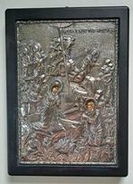 Icoon - Geboorte van Christus - .950 zilver, Antiek en Kunst, Antiek | Boeken en Bijbels