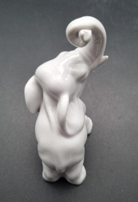 Herend - Figuur - 1.Wahl! weißes Porzellan Elefant -, Antiek en Kunst, Antiek | Glas en Kristal
