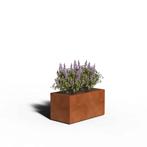 Cortenstaal Plantenbak Rechthoek | Gelast | 100 x 50 x 50, Tuin en Terras, Verzenden, Nieuw