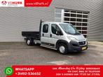 Fiat Ducato 2.3 MJ 150 pk Dubbel cabine Open laadbak/ Luchtv, Nieuw, Zilver of Grijs, Lease, Fiat