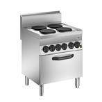 650 HP Kooktoestel | 4 Kookplaten | Met Elektrische Oven, Verzenden, Nieuw in verpakking