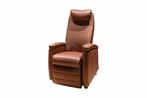 Fitform Vario 570 Sta- Op en relax stoel in bruin silvertex, Minder dan 75 cm, Minder dan 50 cm, Zo goed als nieuw, Kunststof