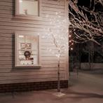 vidaXL Berkenboom LED 240 LEDs warmwit 300 cm wit, Diversen, Kerst, Verzenden, Nieuw