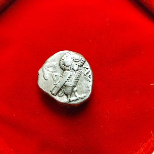 Attica, Athene Tetradrachm 353-294 a.C., Postzegels en Munten, Munten | Europa | Niet-Euromunten