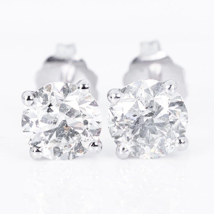 Zonder minimumprijs - Oorbellen - 14 karaat Witgoud -, Sieraden, Tassen en Uiterlijk, Oorbellen