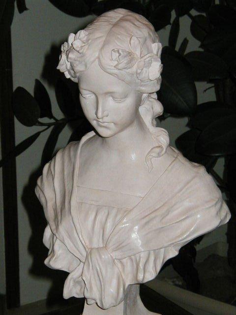 sculptuur, Marianne - 47 cm - pleistergips, Antiek en Kunst, Curiosa en Brocante