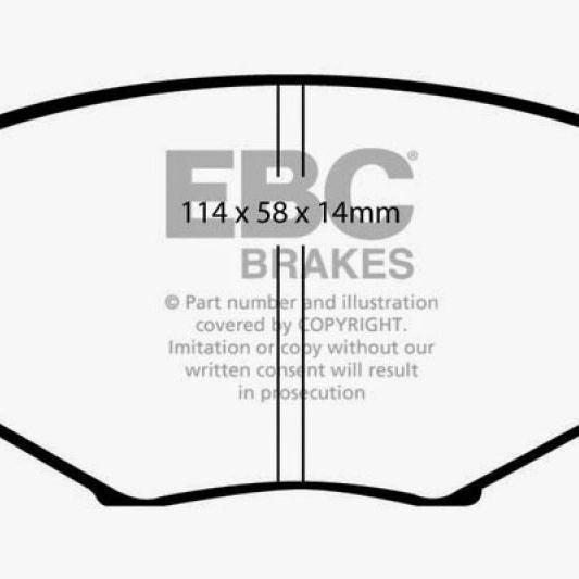 EBC 94-01 Mazda Miata MX5 1.8 Greenstuff Front Brake Pads -, Auto-onderdelen, Remmen en Aandrijving, Ophalen of Verzenden