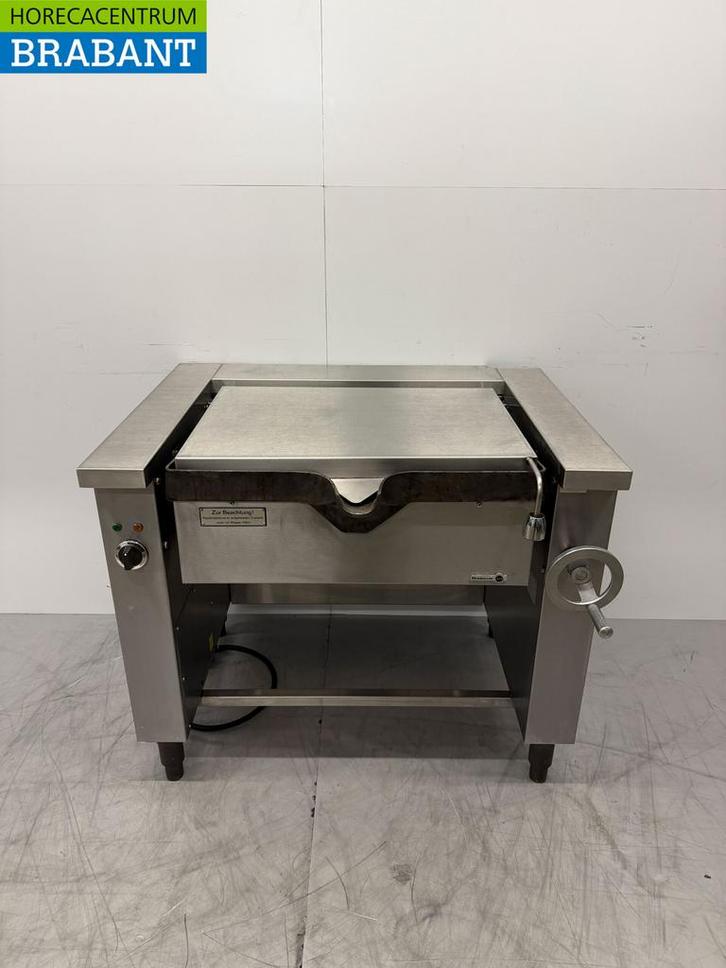 RVS Buderus Kantelbare Braadslede 60 liter 100 cm 400V, Zakelijke goederen, Horeca | Keukenapparatuur, Gebruikt, Ophalen of Verzenden