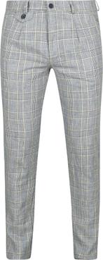 Suitable Chino Linen Blend Ruiten Blauw maat 25 Heren, Kleding | Heren, Nieuw, Overige maten, Suitable, Verzenden