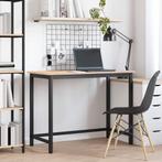 vidaXL Tafel Naturel 100 x 50 x 77 cm Engineered hout en, Huis en Inrichting, Verzenden, Nieuw