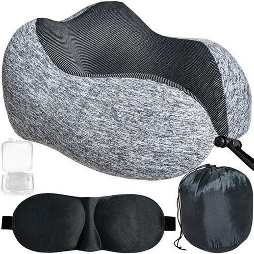 3 delige memory foam nekkussen inclusief slaapmasker en, Caravans en Kamperen, Kampeeraccessoires, Ophalen of Verzenden