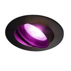 Zigbee smart Inbouwspot Zwart 4.7W | Rond | 73 mm, Nieuw, Ophalen of Verzenden, Led
