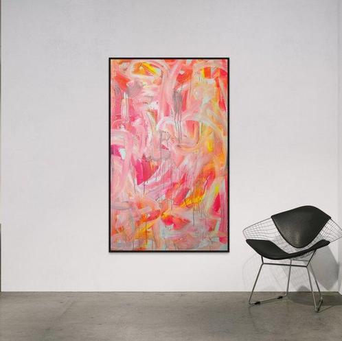 Timo Wedell (1994) - Aufgang der Sonne Abstract - XXL, Antiek en Kunst, Kunst | Schilderijen | Modern