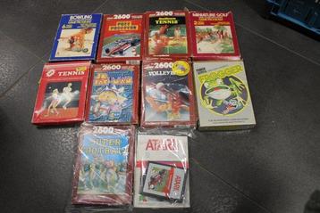 (10)Atari - 2600 VCS - 10 atari games  with pac man &