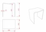 Solid Surface kruk  400x300x425, Doe-het-zelf en Verbouw, Nieuw, Ophalen of Verzenden