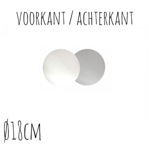 Taartonderzetter Wit / Zilver Ø18cm 10st., Hobby en Vrije tijd, Taarten en Cupcakes maken, Nieuw, Verzenden