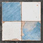 Vintage vloertegel wandtegel fs artisan damero a 33x33 4, Ophalen, Keramiek, Nieuw, 10 m² of meer