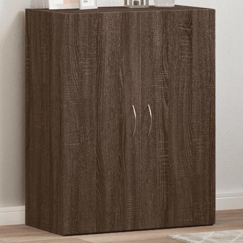 vidaXL Archiefkast 60x32x77,5 cm bewerkt hout sonoma eiken, Huis en Inrichting, Kasten | Roldeurkasten en Archiefkasten, Nieuw