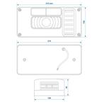 ProPlus Achterlicht aanhanger/caravan - 6 functies - 215..., Ophalen of Verzenden, Nieuw