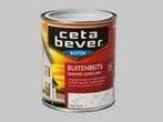 5 x Cetabever Beits UV Dekkend Zijdeglans Cremewit 714 - 0,7, Doe-het-zelf en Verbouw, Verf, Beits en Lak, Verzenden, Nieuw