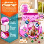 KIDUKU® Speeltent - Kindertent - Speelhuisje - Roze, Verzenden, Nieuw