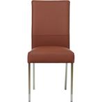 Leren eetkamerstoel Real - Toledo Terra (donkercognac) -, Ophalen of Verzenden, Nieuw, Leer, Industrieel, Modern
