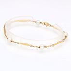 Armband - 18 karaat Geel goud Parel, Nieuw