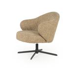 Fauteuil Eleonora CONNOR Mosterd *NIEUW*, Nieuw, 75 tot 100 cm, Ophalen of Verzenden, Stof