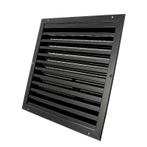 Buitenmuurrooster aluminium (LxH) 400x400mm - zwart, Doe-het-zelf en Verbouw, Ventilatie en Afzuiging, Verzenden, Nieuw