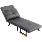 TRUUSK Slaapstoel Eenpersoonsbank Met Bedfunctie, Relaxstoel, Huis en Inrichting, Fauteuils, Verzenden, Nieuw