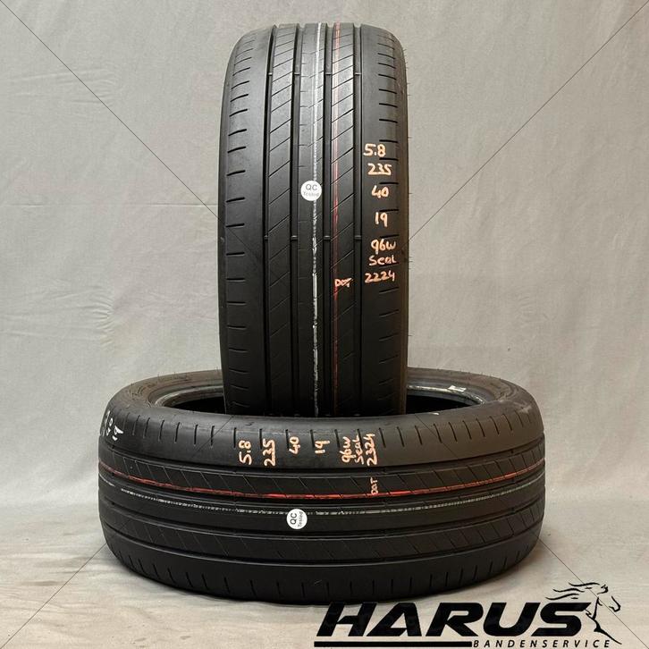 235/40/19 96W Goodyear zomerbanden 5,8mm profiel 2X, Auto-onderdelen, Banden en Velgen, 19 inch, Erkend duurzaam, Zomerbanden