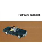 1964 FIAT 1500 CABRIOLET BROCHURE ENGLISH, Nieuw, Author