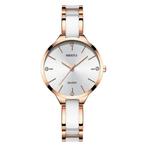 Luxe Horloge voor Dames - Keramische Armband Klok Kwarts, Sieraden, Tassen en Uiterlijk, Verzenden, Nieuw, Nibosi