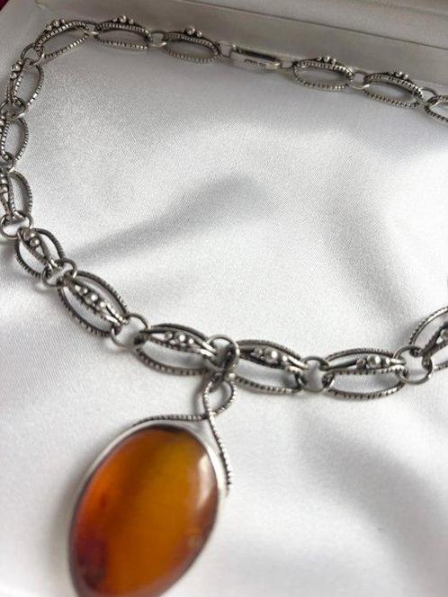 Zonder Minimumprijs - Halsketting Zilver - Ondertekend, Sieraden, Tassen en Uiterlijk, Kettingen