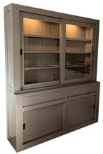 Buffetkast taupe design soft close 180cm led verlichting, Huis en Inrichting, Ophalen of Verzenden, Nieuw