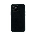 iPhone 12 Mini - Alcantara Case | Carbon Black, Ophalen of Verzenden, Nieuw, Hoesje of Tasje