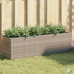 vidaXL Plantenbakken met 3 potten 2 st 105x30x32 cm poly, Verzenden, Nieuw, Kunststof