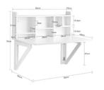 2dekans | SoBuy Bureau Opklapbaar - Wandmontage - Max. 48 kg, Huis en Inrichting, Tafels | Sidetables, Ophalen of Verzenden, Zo goed als nieuw