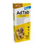 AdTab Anti Vlo en Teek Kauwtabletten Hond 1,3-2,5 kg 3 table, Dieren en Toebehoren, Overige Dieren-accessoires, Nieuw, Verzenden