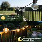 Lichtsnoer Buiten - Lichtslinger - Led - 10 m - Zwart - Aigo, Verzenden, Zo goed als nieuw