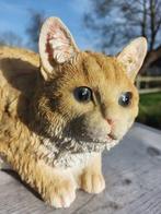 Beeld, garden statue cat - 17 cm - polyresin, Antiek en Kunst