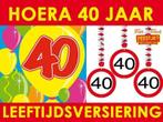 40 jaar feestartikelen - Mega aanbod 40 jaar feestversiering, Hobby en Vrije tijd, Feestartikelen, Nieuw, Versiering, Ophalen of Verzenden
