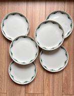 Fürstenberg - Ontbijtbord (6) - Porselein - Schlossgarten, Antiek en Kunst, Antiek | Meubels | Tafels